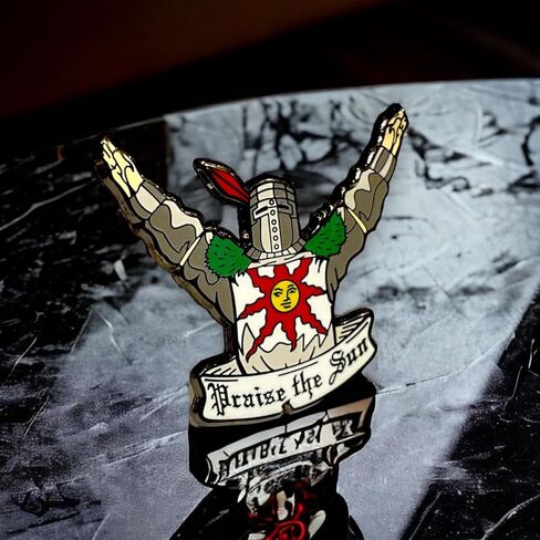 الظلام النفوس دبوس Solaire من أستورا الظلام النفوس المينا شارة بدبوس الظلام النفوس ميرش الظلام النفوس بروش in Kuwait