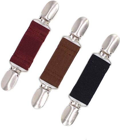 Papasigx 3 pieces Vintage Sweater Shawl Clips, Retro Cardigan Collar Clips, Dresss Clips Back Cinch, Cardigan Dresses Clips for Women Girls in Saudi Arabia