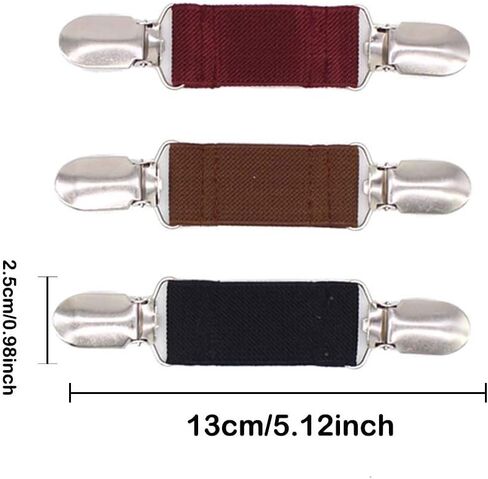 Papasigx 3 pieces Vintage Sweater Shawl Clips, Retro Cardigan Collar Clips, Dresss Clips Back Cinch, Cardigan Dresses Clips for Women Girls in Saudi Arabia
