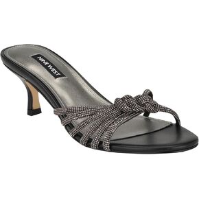 Nine West Womens Glitzy Heeled Sandal