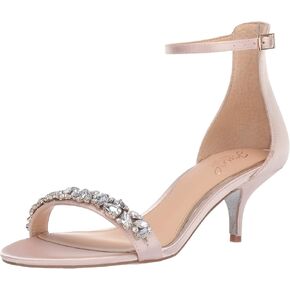 Jewel Badgley Mischka Dash Ankle Strap Kitten Heel