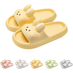 Bunny Slippers Women Lovely Summer Indoor Home Home Non-slip Thick Sole Couple Slippers