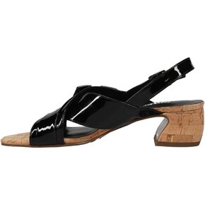 VANELi Womens Clovis Sling Back Athletic Sandals Casual Low Heel 1-2" - Black