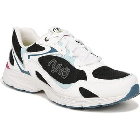Ryka Womens Standout Walking Shoes White Multi 6.5 W