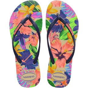 Havaianas Women's Slim Floral Neon Sandals Flip-Flop