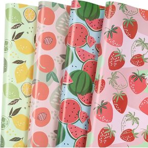 LeZakaa Pink Wrapping Paper Sheet - Folded Flat - Heart/XO/LOVE/Tiger Skin for Valentine's Day, Birthday - 19.6"x 27.5" x 12 Sheets (45.2 sq.ft.ttl.)