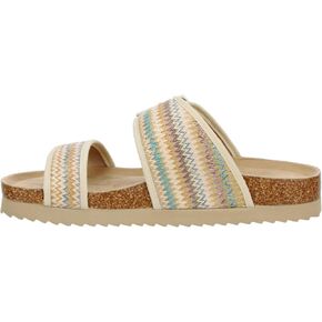 Bjorndal Anna Marie - Women's Casual Slip-On Dual-Strap Footbed Sandals