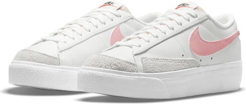 حذاء رياضي نسائي من NIKE، أبيض وردي Glaze Summit أبيض أسود، 8 in Kuwait