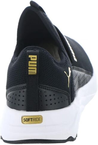 حذاء رياضي نسائي من PUMA Softride Sophia سهل الارتداء Blk/Gld 8 متوسط ​​أمريكي in Kuwait