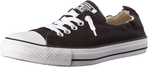 Converse Women Shoreline Slip on Sneaker Black/White, 8 in Saudi Arabia