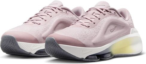 Nike Versair Women's Workout Shoes (DZ3547-003, Platinum Violet/Smokey Mauve/Soft Yellow) Size 7.5 in Saudi Arabia