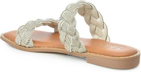 Nicole Miller Womens Roys Slip on Sandal for All Day Comfort in Saudi Arabia