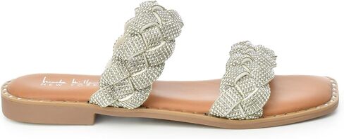 Nicole Miller Womens Roys Slip on Sandal for All Day Comfort in Saudi Arabia