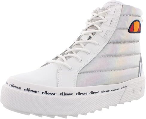 ellesse Altzano Text Womens Shoes Size 9, Color: White/Iridescent in Saudi Arabia