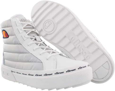 ellesse Altzano Text Womens Shoes Size 9, Color: White/Iridescent in Saudi Arabia