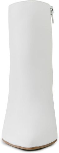 Sugar Women's Winter Chelsea Booties - Chunky High Heel, Pointed Toe, Fashion Ankle Boots-Evvie in Kuwait