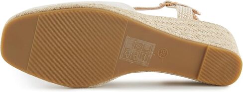 Alexis Leroy Women’s Embroidered Closed Toe Buckle Strap Espadrilles Wedge Sandals in Saudi Arabia