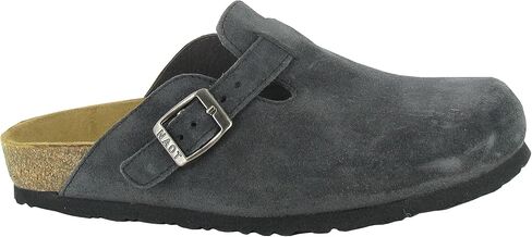 NAOT Footwear Women's Spring Clog Oily Midnight Suede 11 M US in Saudi Arabia