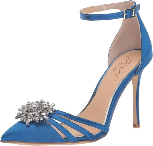 Jewel Badgley Mischka Violette Crystal Pointed Stiletto Heels in Saudi Arabia