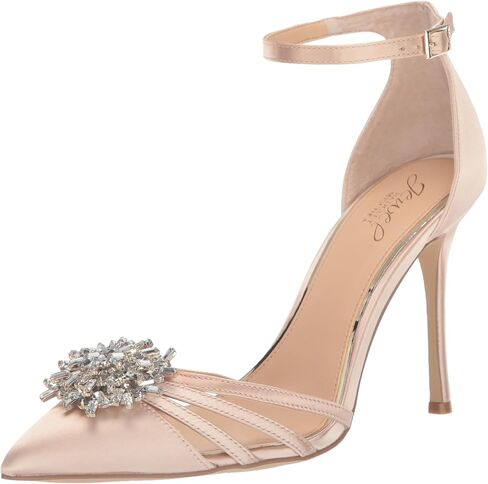 Jewel Badgley Mischka Violette Crystal Pointed Stiletto Heels in Saudi Arabia