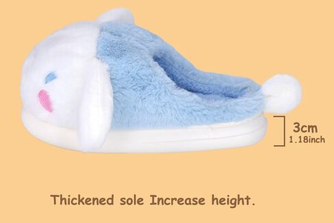 شباشب أنيمي سينامورول الغامضة شباشب منزل ميلودي مغلقة عند الأصابع مفتوحة من الخلف نعال إسفنجية مع نعل مطاطي للنساء in Kuwait