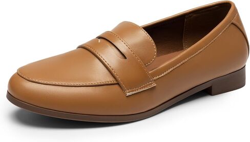 DREAM PAIRS Women's Loafers Penny Loafers Fashion Comfortable Slip On Flats for Women Dressy Shoes Work Office in Saudi Arabia