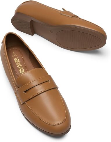 DREAM PAIRS Women's Loafers Penny Loafers Fashion Comfortable Slip On Flats for Women Dressy Shoes Work Office in Saudi Arabia