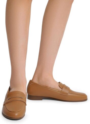 DREAM PAIRS Women's Loafers Penny Loafers Fashion Comfortable Slip On Flats for Women Dressy Shoes Work Office in Saudi Arabia