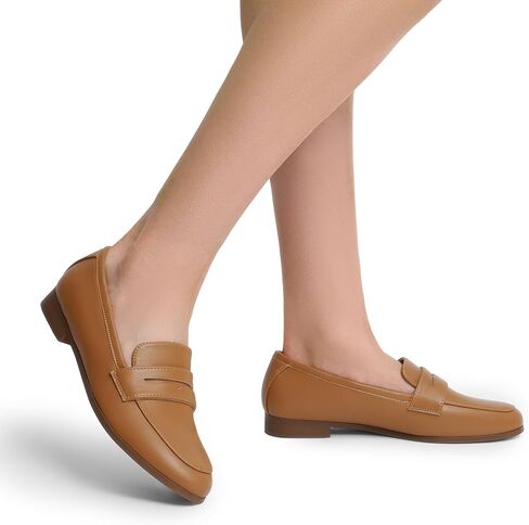DREAM PAIRS Women's Loafers Penny Loafers Fashion Comfortable Slip On Flats for Women Dressy Shoes Work Office in Saudi Arabia
