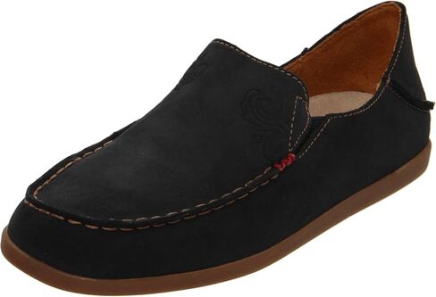 OLUKAI Women's Black/Tan Nohea Nubuck 10 B(M) US in Saudi Arabia