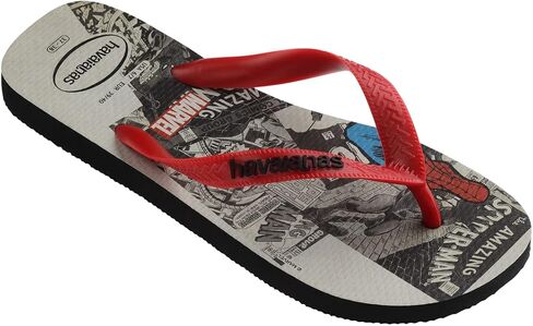 Havaianas Women Top Marvel Classics Sandal, Black, 7/8 in Saudi Arabia