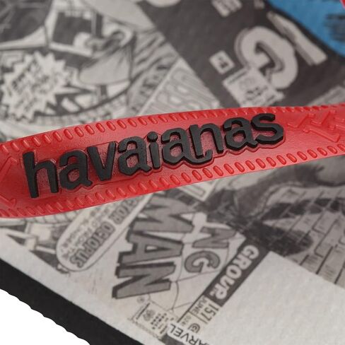Havaianas Women Top Marvel Classics Sandal, Black, 7/8 in Saudi Arabia