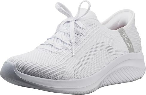 Skechers Sport Women's Women's Ultra Flex 3.0-Brilliant Path Sneaker, White, 8.5 W US in Saudi Arabia