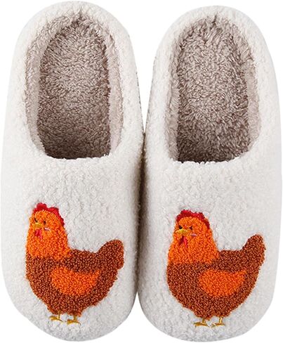 Cute Animal Slippers for Women Man Cartoon Animal Slippers for Woman Fuzzy Memory Foam Winter Warm Fluffy Shoes in Saudi Arabia