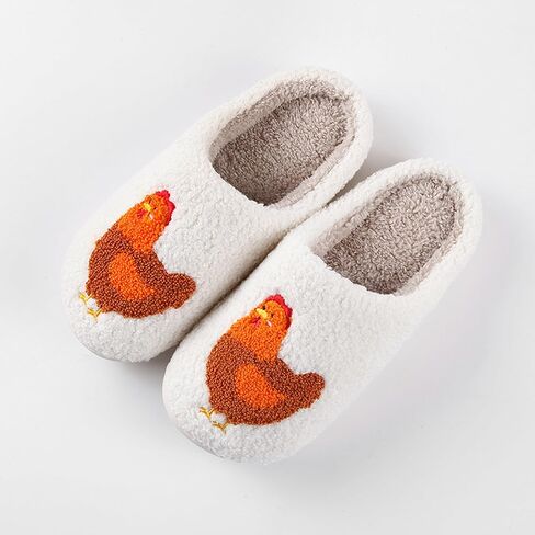 Cute Animal Slippers for Women Man Cartoon Animal Slippers for Woman Fuzzy Memory Foam Winter Warm Fluffy Shoes in Saudi Arabia