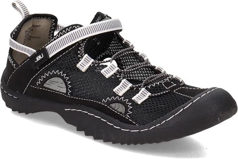 JBU by Jambu Women's, Tahoe MJ Slip-On - Wide Width Black/White 9.5 W in Saudi Arabia