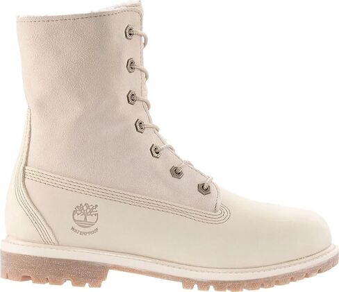 Timberland Womens Teddy Fleece Fold-Down WP Ankle Boot #TB08331R (5.5) Winter White in Saudi Arabia