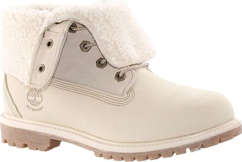 Timberland Womens Teddy Fleece Fold-Down WP Ankle Boot #TB08331R (5.5) Winter White in Saudi Arabia