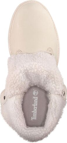 Timberland Womens Teddy Fleece Fold-Down WP Ankle Boot #TB08331R (5.5) Winter White in Saudi Arabia