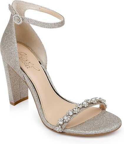 Jewel Badgley Mischka Alyssa Block Heel Sandals in Saudi Arabia