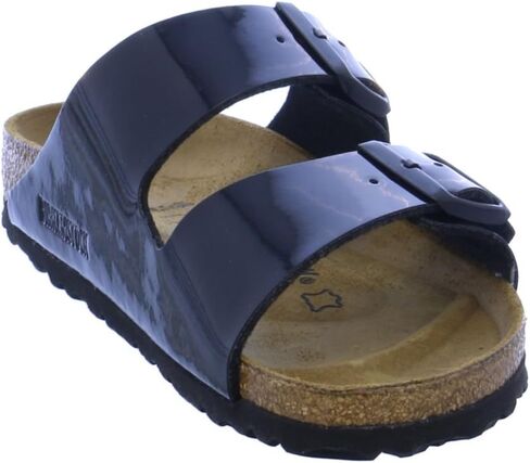 Birkenstock Women's ARIZONA Birko-Flor Patent Open Toe Sandals, Black (Schwarz Lack), 4.5 UK in Saudi Arabia