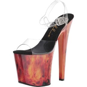 Ellie Shoes Women's 8" Heel Platform Stiletto Sandal Heeled