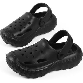 Women's Men's Garden Clogs Shoes Slip On Platform Clogs with Adjustable Back Strap Arch Support Clogs Comfort Outdoor Beach Slippers