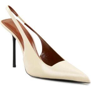 Verundy Womens Stiletto Slingback Pointed Toe Leather High Heels