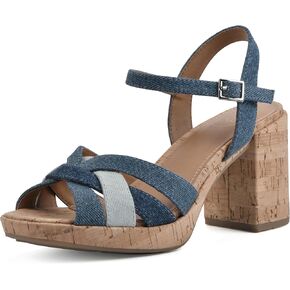 WHITE MOUNTAIN Women's Dubonnet Platform Sandal