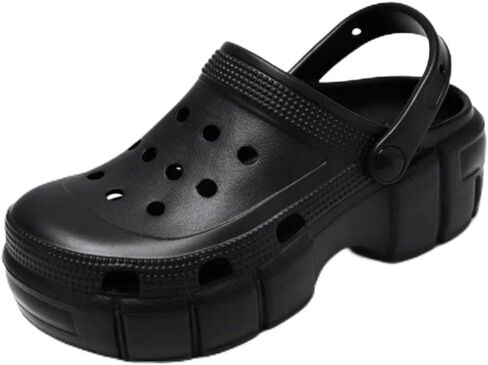 Custom Rubber Women's Clog Unisex EVA High Platform Slippers Outdoor Beach Classic Clogs Shoes in Saudi Arabia
