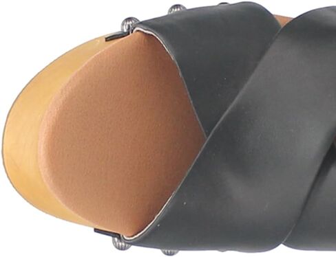 Dingo Womens Driftwood Studded Platform Athletic Sandals Casual High Heel 3" & Up - Black in Saudi Arabia