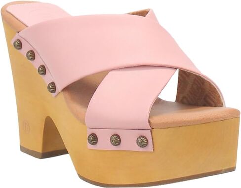 Dingo Womens Driftwood Studded Platform Athletic Sandals Casual High Heel 3" & Up - Black in Kuwait