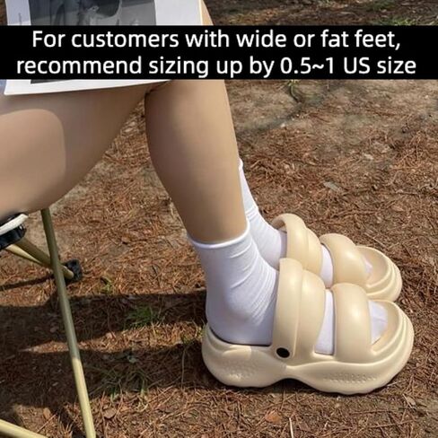 Platform Slippers Cute Slip-on Sandals EVA Ultra Thick Cushion Sole Fashion Summer Cloud Preppy Slides Outdoor for Women in Saudi Arabia