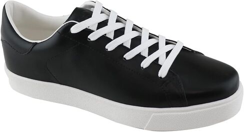 Marc Joseph New York Womens Casual Comfortable Genuine Leather Lightweight Low Top Fashion Slip-On Laceup Walking Sneaker Flat Shoes in Saudi Arabia